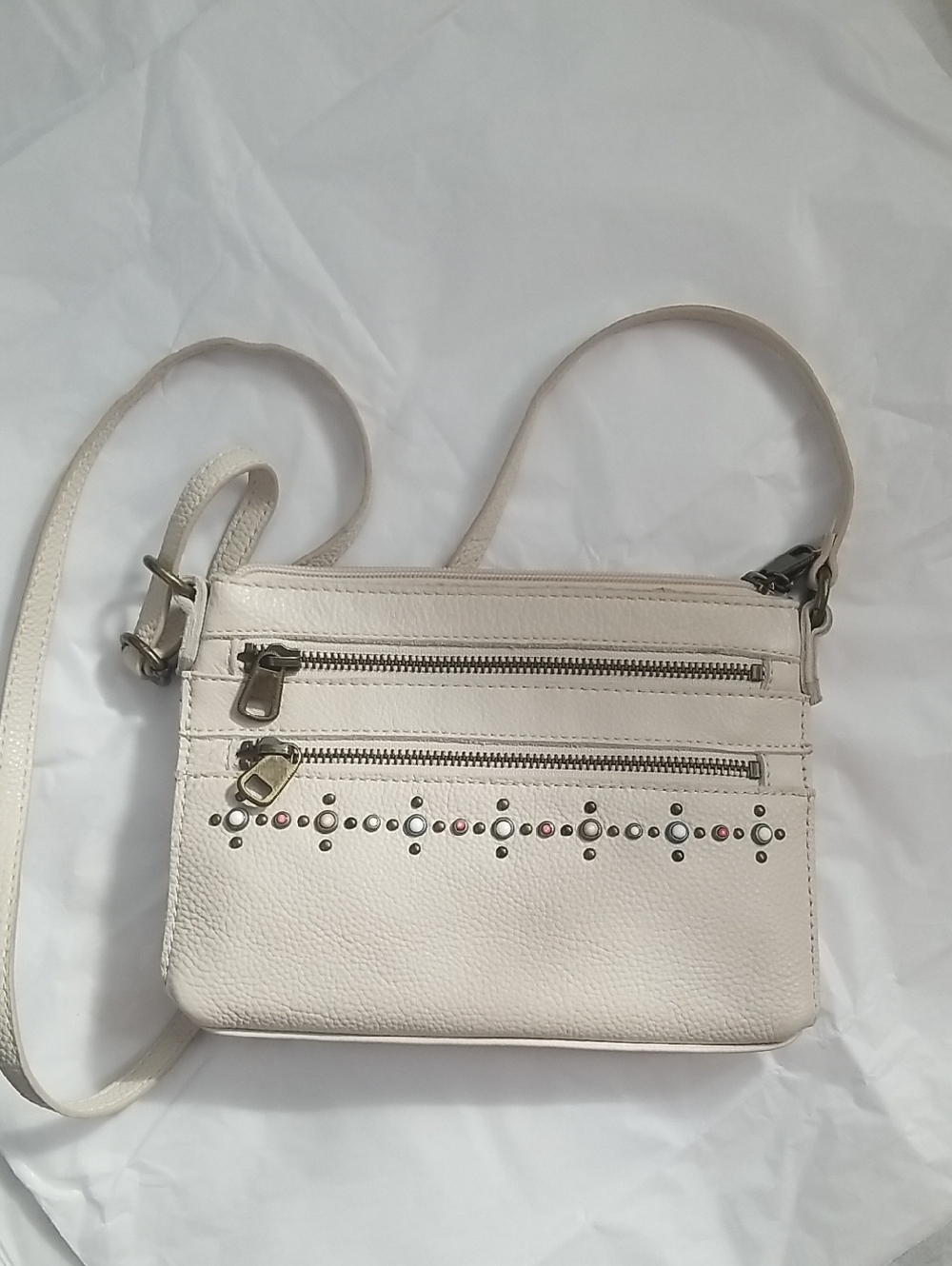 The Sak Сream Genuine leather Crossbody Bag